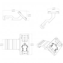 Vector Optics Universal Red Dot Offset Picatinny Mount