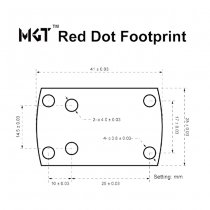 Frenzy-S 1x17x20 Red Dot Sight Aspheric Lens - Black