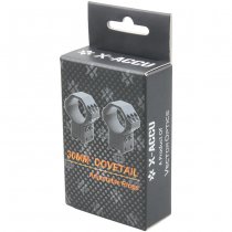 Vector Optics X-ACCU 30mm Adjustable Elevation Dovetail Rings