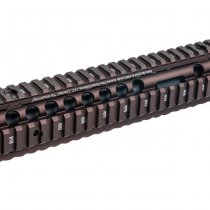Double Eagle EMG Daniel Defense M4A1 RIS II Gas Blow Back Rifle - Dark Earth