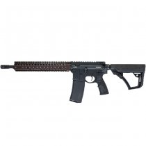 Double Eagle EMG Daniel Defense M4A1 RIS II Gas Blow Back Rifle - Dark Earth