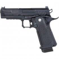 Arcturus Vanguard 4.3 Inch Hi-Capa OR Gas Blow Back Pistol - Black