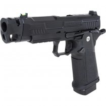 Arcturus Vanguard 4.3 Inch Hi-Capa Compensator OR Gas Blow Back Pistol - Black