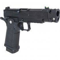 Arcturus Vanguard 4.3 Inch Hi-Capa Compensator OR Gas Blow Back Pistol - Black