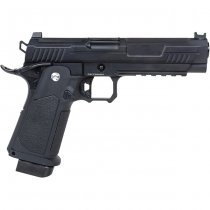 Arcturus Vanguard 5.0 Inch Hi-Capa OR Gas Blow Back Pistol - Black