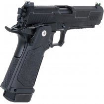 Arcturus Vanguard 5.0 Inch Hi-Capa OR Gas Blow Back Pistol - Black