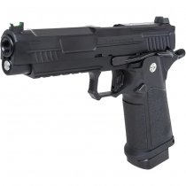 Arcturus Vanguard 5.0 Inch Hi-Capa OR Gas Blow Back Pistol - Black