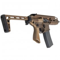 Salvo Precision MWS MCX Rattler .300BLK 5.5 Inch Gas Blow Back Rifle - Dark Earth