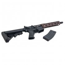 Salvo Precision DD MWS M4A1 RIS III Gas Blow Back Rifle - Dark Earth