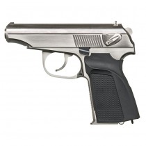 WE Makarov Gas Blow Back Pistol - Silver