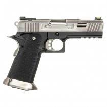 WE Hi-Capa 4.3 Allosaurus Gas Blowback Pistol - Silver 1
