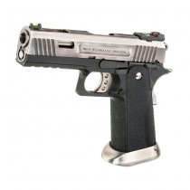 WE Hi-Capa 4.3 Allosaurus Gas Blowback Pistol - Silver 2