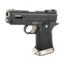 WE Hi-Capa 3.8 Velociraptor Gas Blowback Pistol - Black 2