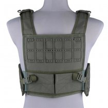 Light Laser Cut Tactical Vest - Ranger Green