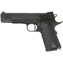 WE M1911 Tactical V3 Gas Blow Back Pistol - Black