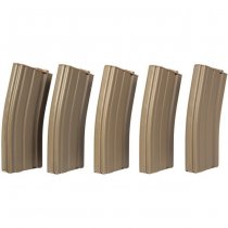Specna Arms M4 70rds Metal Magazine Set - Tan