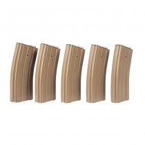 Specna Arms M4 30rds Polymer Magazine Set - Tan