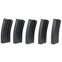 Specna Arms M4 300rds Steel Magazine Set - Black