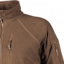 Helikon-Tex Alpha Tactical Grid Fleece Jacket - Coyote - XL