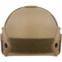 Pitchfork FAST Ballistic Combat Helmet High Cut - Coyote - Deluxe - L