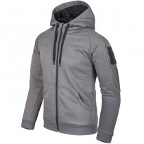 Helikon-Tex Urban Tactical Hoodie FullZip - Melange Grey - 2XL