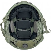 Pitchfork FAST Ballistic Combat Helmet High Cut - Olive - Deluxe - XL