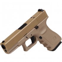 WE G19 MOS Gas Blow Back Pistol - Tan