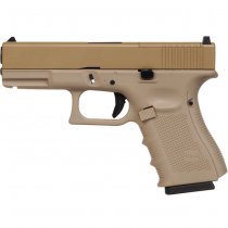 WE G19 MOS Gen.4 Gas Blow Back Pistol - Tan