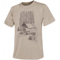 Helikon-Tex T-Shirt Home Sweet Home - Khaki - L