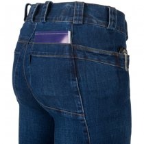 Helikon-Tex Covert Tactical Pants - Denim Mid Vintage Worn Blue - 3XL - Long