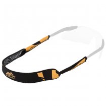 Helikon-Tex Neoprene Eyewear Retainer - Black / Orange