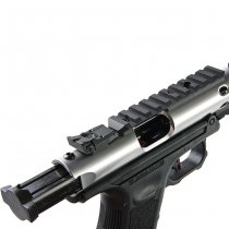 WE G Series Galaxy Gas Blow Back Pistol - Silver