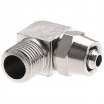 EpeS HPA 6mm Hose Coupling & Screwed Catch 90 Degree - Outer 1/8 NPT