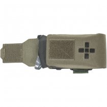 Warrior Laser Cut Small Horizontal Individual First Aid Kit - Ranger Green