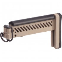 5KU PT-1 LCT / GHK / Cyma AK Telescopic Side Folding Buttstock Gen. 2 - Tan