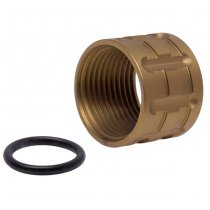5KU TP-Pro Knurled Thread Protector 14mm CCW - Gold