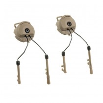 Z-Tactical ComTac Headset Helmet Rail Adapter Set - Tan