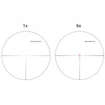 Vector Optics Continental 1-6x28 Riflescope - Black