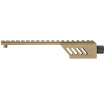 Cyma CM030 & CM127 AEP Silencer Attachment & Mount Rail - Tan