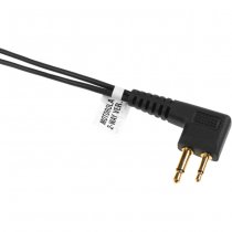 Z-Tactical Bone Conduction Headset Motorola 2-Pin Connector - Black