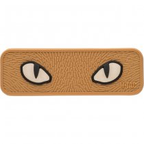 M-Tac Cat Eyes 3D Rubber Patch GID - Coyote