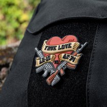 M-Tac True Love Rubber Patch - Colored