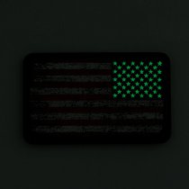 M-Tac U.S. Flag Reverse Vintage Print Patch GID - Colored