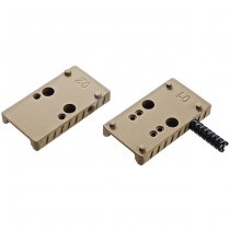 WE CANiK TP9 Optic Plate & Charging Handle Set - Tan
