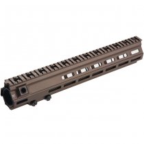 Angry Gun Marui NGRS / KWA / VFC HK417 M-LOK Handguard M110A1 SDMR 14.5 Inch - Dark Earth