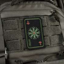 M-Tac Card Helm of Terror Embroidery Patch - Black