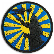 M-Tac The Way of The Samurai Rubber Patch - Navy Blue / Yellow