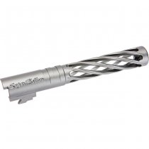 Dr.Black Marui Hi-Capa 5.1 GBB Outer Barrel Type-Dinging 6063 Aluminium - Grey