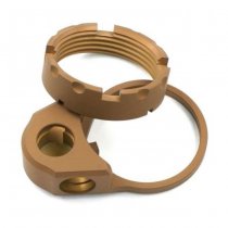 BJ TAC M4 GBBR QD Sling Plate FCS Style - Dark Earth